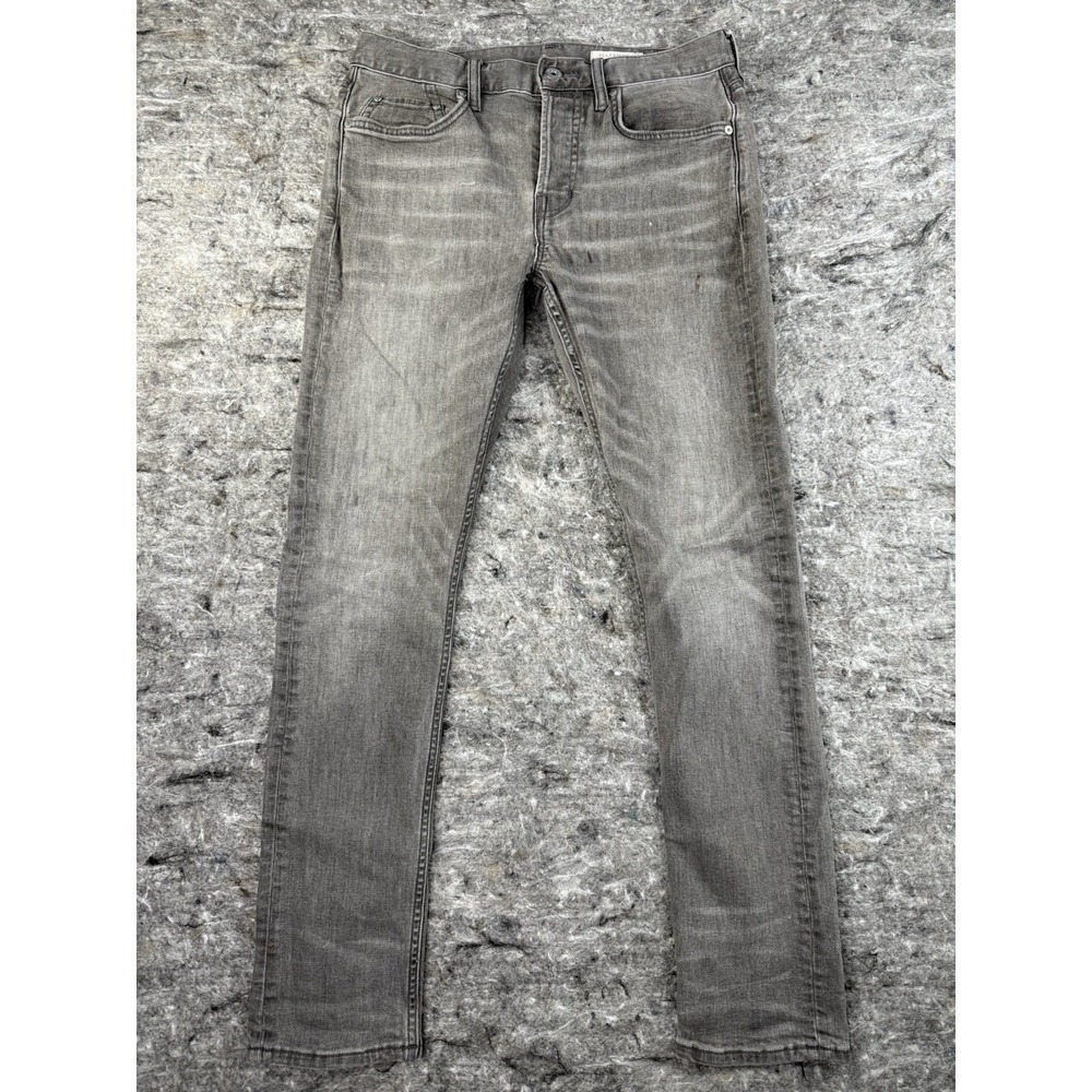 Allsaints‎ Cigarette Washed Stretch Jeans Faded Gray - Size 30x30 Distressed